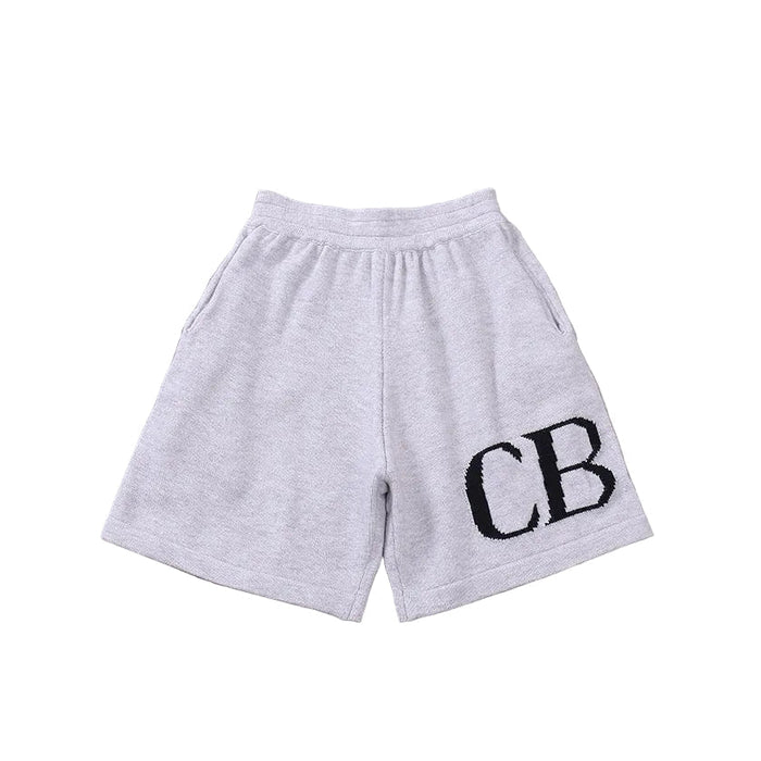 "CB" Shorts Grau