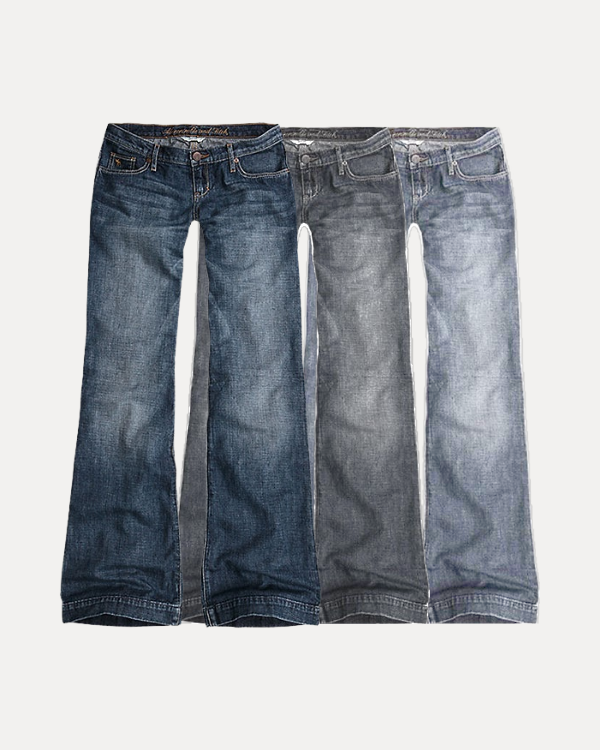 BIA Jeans mit niedriger Taille