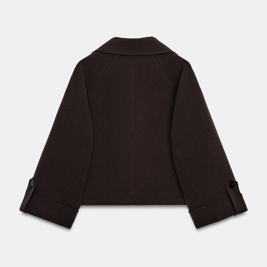 Dunkelbrauner trenchcoat