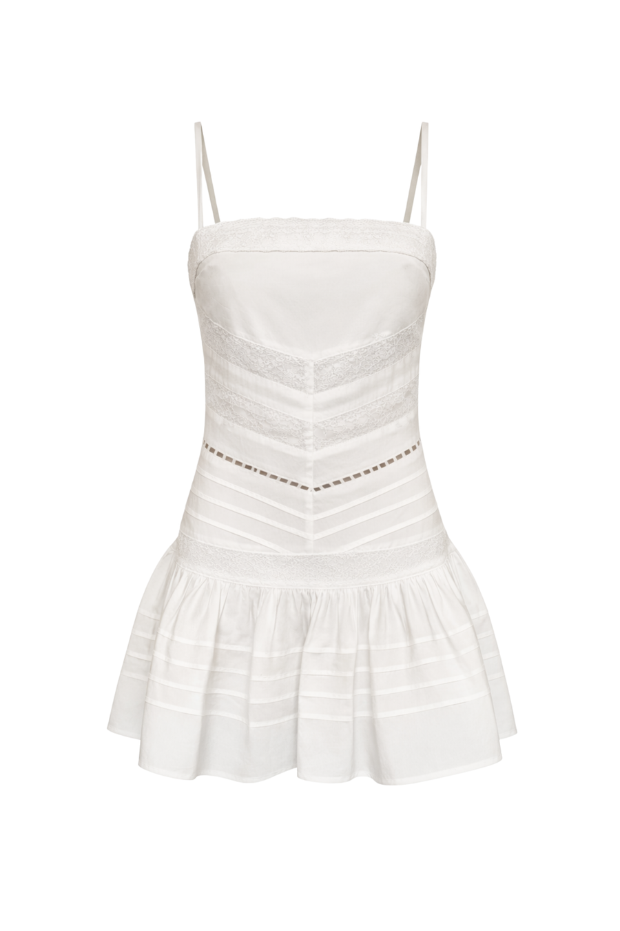 "True lace" weißes Kleid
