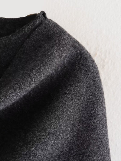 Kurzer Mantel mit Schal