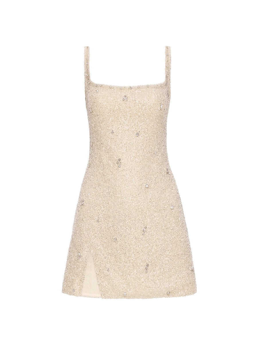 CHAMPAGNER KLEID