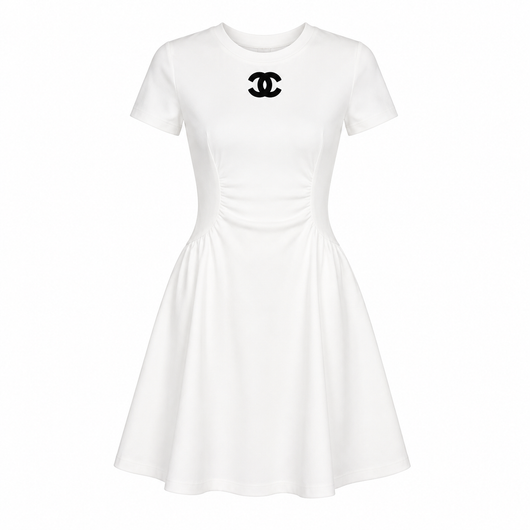 C KURZ WEISS KLEID