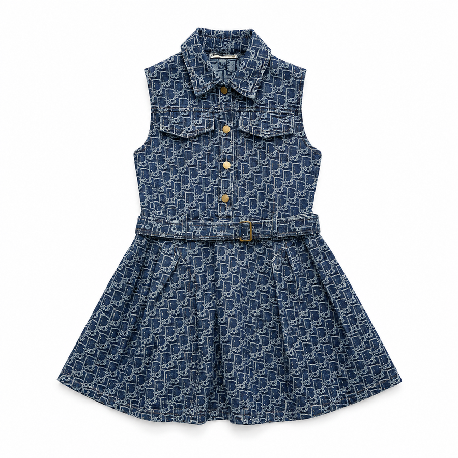 DENIM KLEID