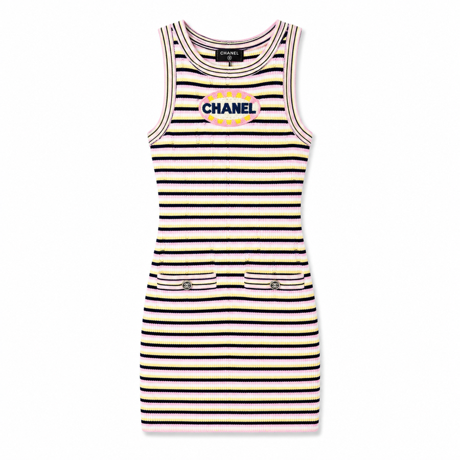 C GESTREIFT KLEID