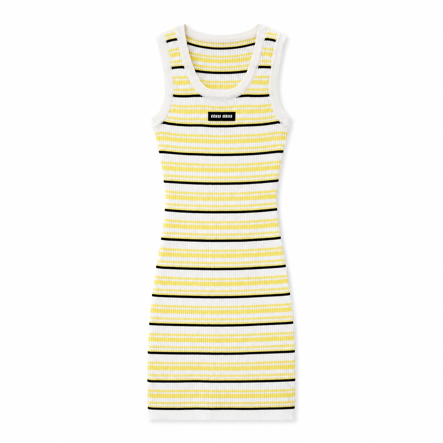 MIUÉ GELB KLEID
