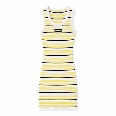 MIUÉ GELB KLEID