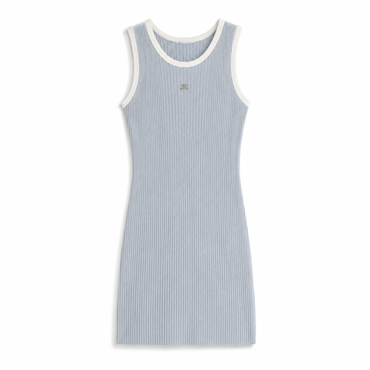 C BASIC GRAU KLEID