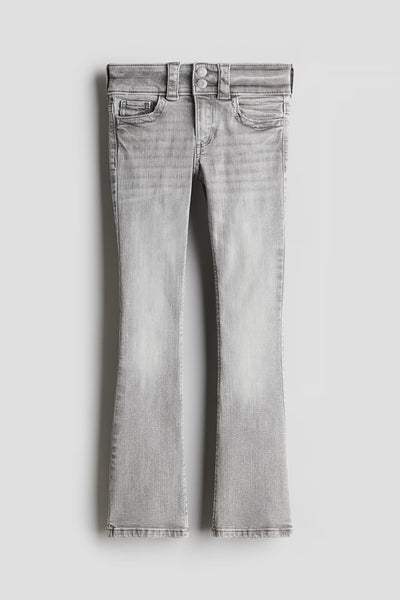 Bootcut Jeans in grau