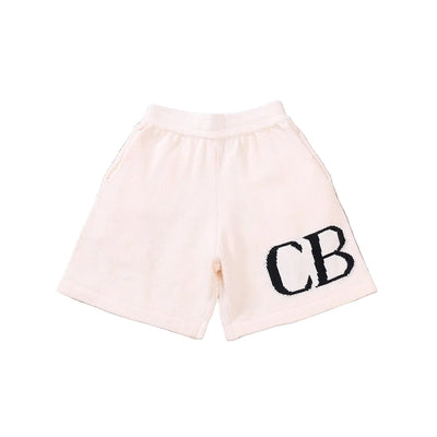 "CB" Shorts Beige