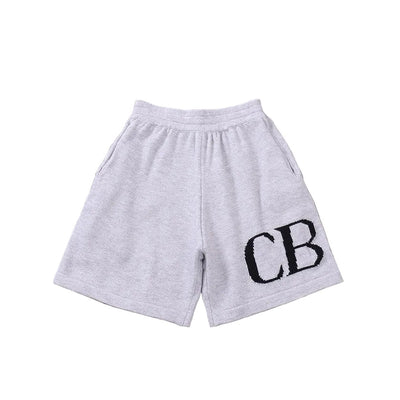 "CB" Shorts Grau