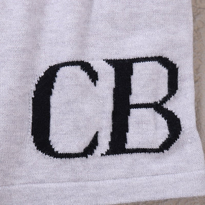 "CB" Shorts Grau