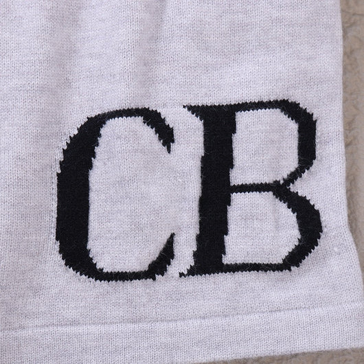 "CB" Shorts Grau