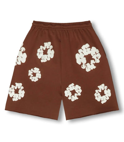 "Flower" Shorts Braun