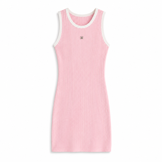 C BASIC ROSA KLEID