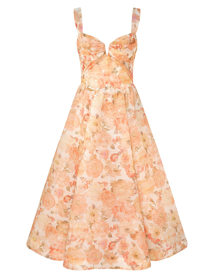 ZIMMER GOLDEN BLOOM KLEID