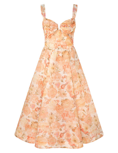 ZIMMER GOLDEN BLOOM KLEID