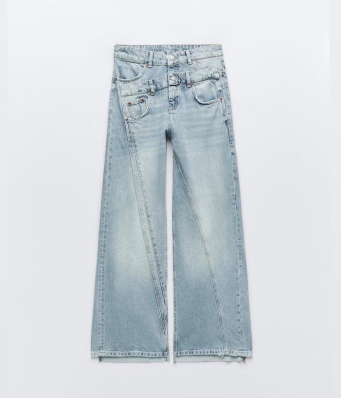 DOUBLE DENIM JEANS