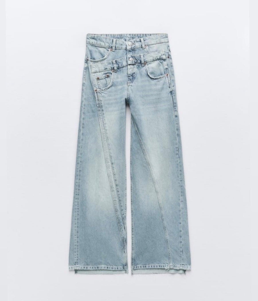 DOUBLE DENIM JEANS