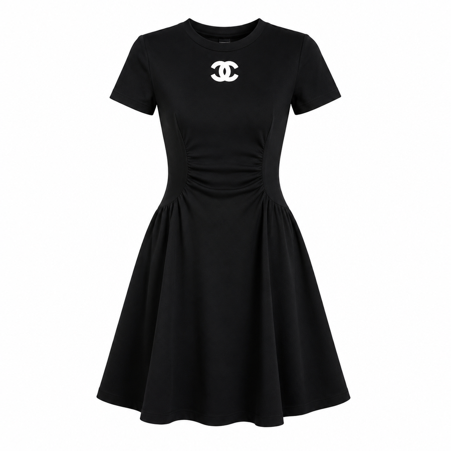 C KURZ SCHWARZ KLEID