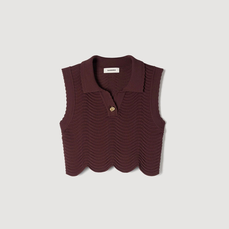 SANDRA STRICK TOP BRAUN
