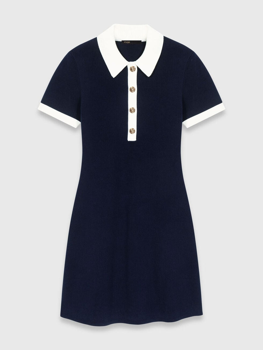 MAJE POLO KLEID