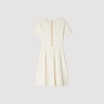 SANDRA KURZ POINTELLE STRICK KLEID