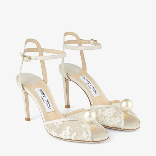 CHOO SPITZEN PERLEN HEELS