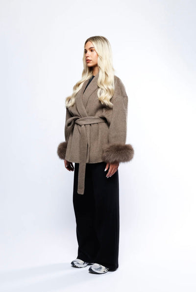 "WOOL" TRENDY JACKE