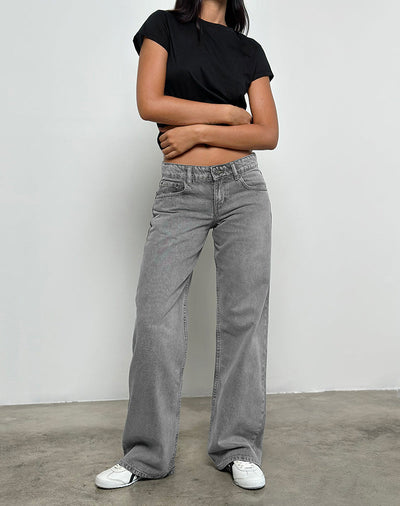 BIA Jeans mit niedriger Taille