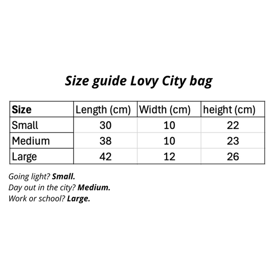 Lovy city bag small