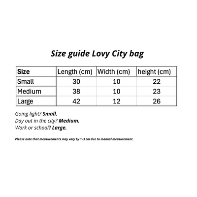Lovy city bag M/L