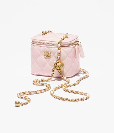 Hellrosa Box Tasche