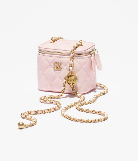 Hellrosa Box Tasche