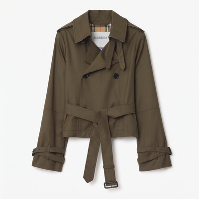 Berry Trenchcoat in Olive-Grün