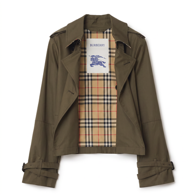 Berry Trenchcoat in Olive-Grün