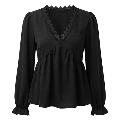 Schwarzes longsleeve