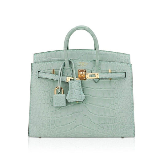Mint Kroko Luxus Tasche